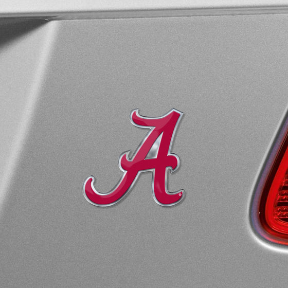 Alabama Crimson Tide Heavy Duty Aluminum Embossed Color Emblem - Alternate