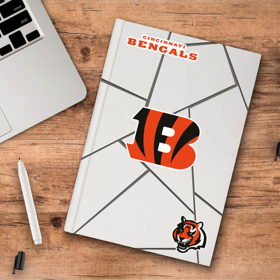 Cincinnati Bengals 3 Piece Decal Sticker Set