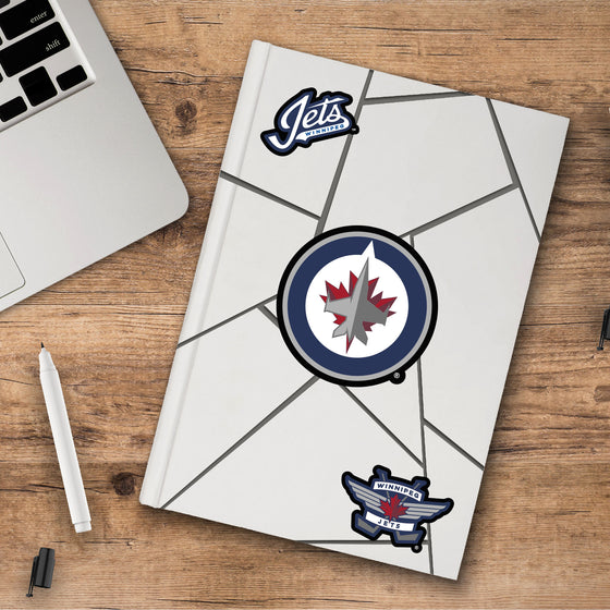 Winnipeg Jets 3 Piece Decal Sticker Set