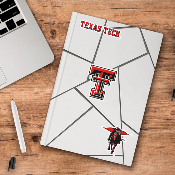 Texas Tech Red Raiders 3 Piece Decal Sticker Set