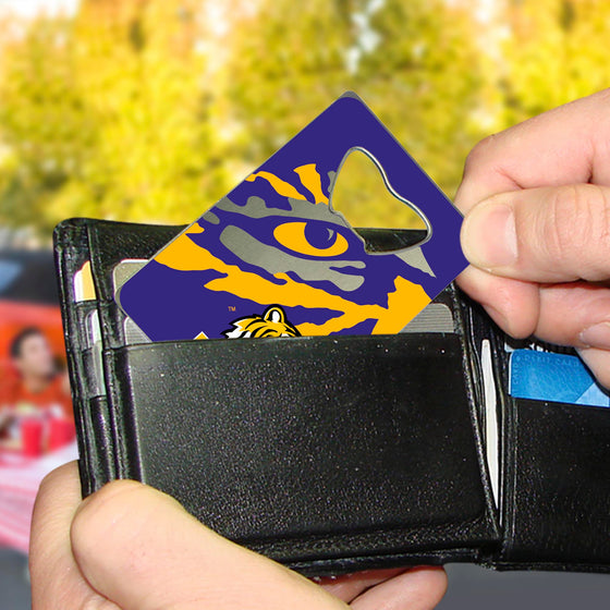 LSU Tigers Credit Card Style Bottle Opener - 2” x 3.25
