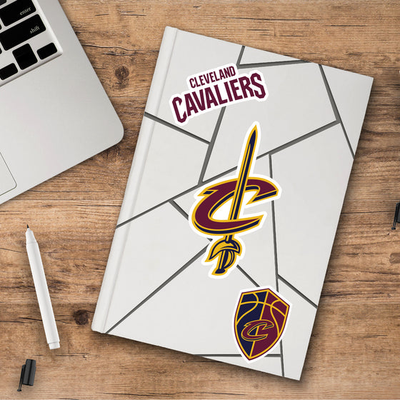Cleveland Cavaliers 3 Piece Decal Sticker Set