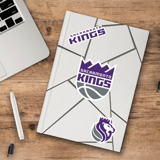 Sacramento Kings 3 Piece Decal Sticker Set