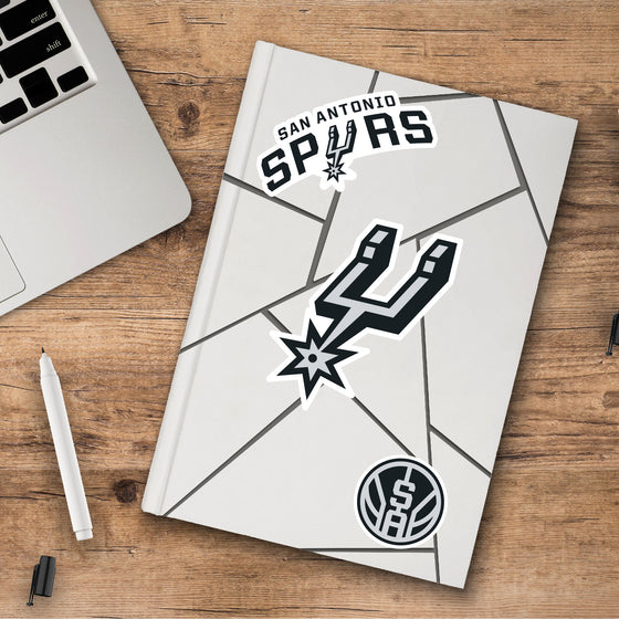 San Antonio Spurs 3 Piece Decal Sticker Set