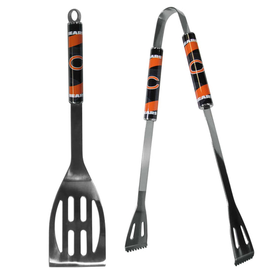 Chicago Bears 2 pc Steel BBQ Tool Set (SSKG) - 757 Sports Collectibles