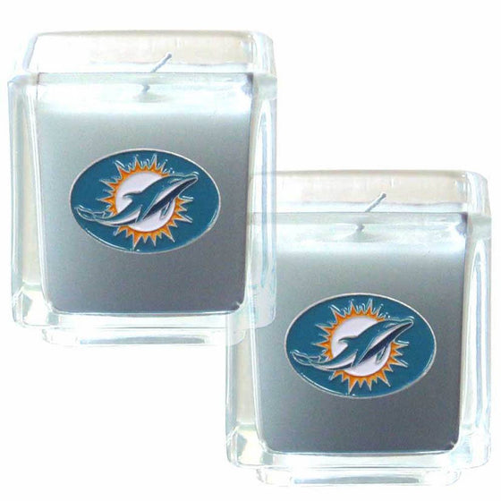 Miami Dolphins Scented Candle Set (SSKG) - 757 Sports Collectibles