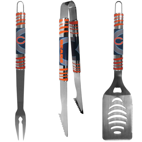 Chicago Bears 3 pc Tailgater BBQ Set (SSKG) - 757 Sports Collectibles
