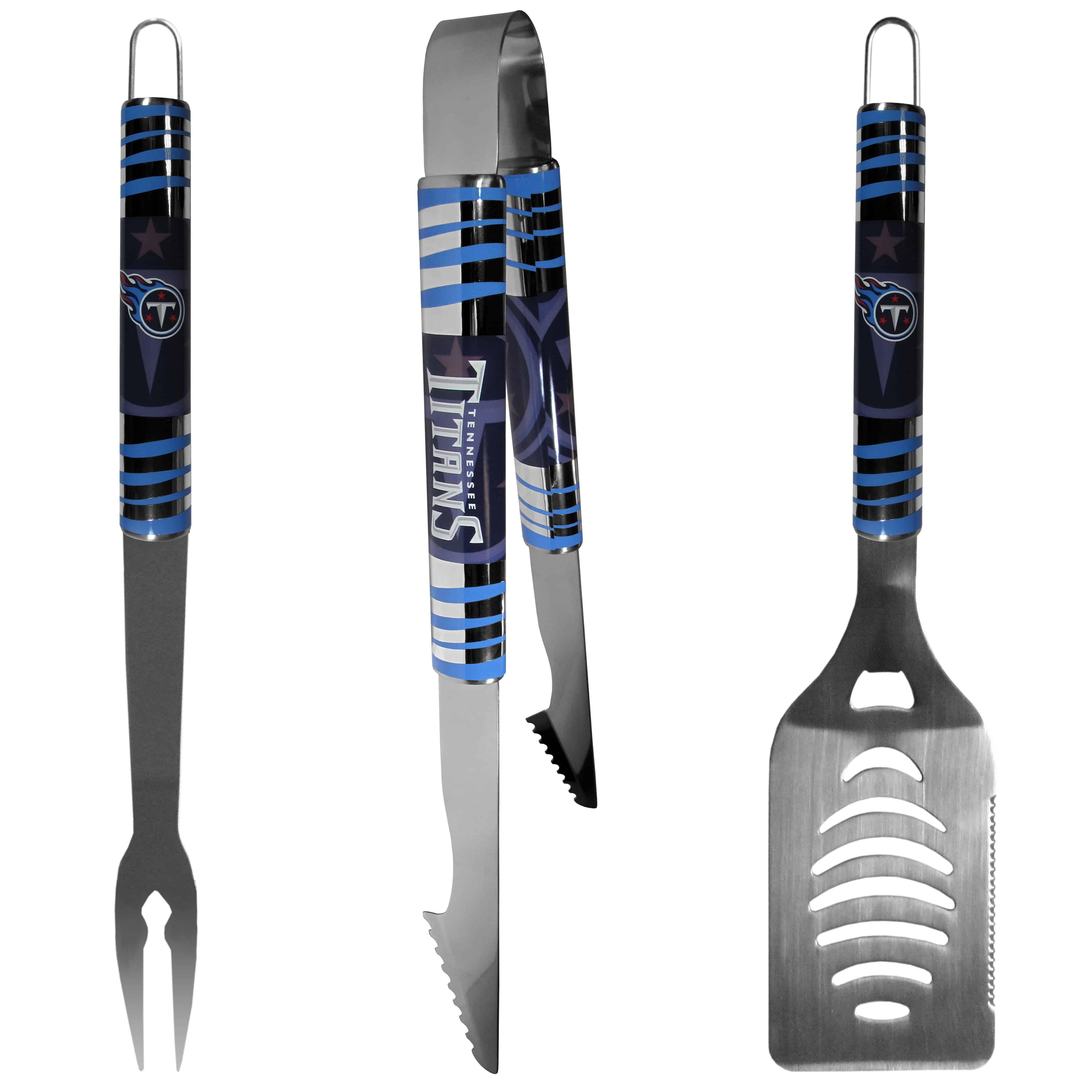 Tennessee Titans 3 pc Tailgater BBQ Set (SSKG) - 757 Sports Collectibles
