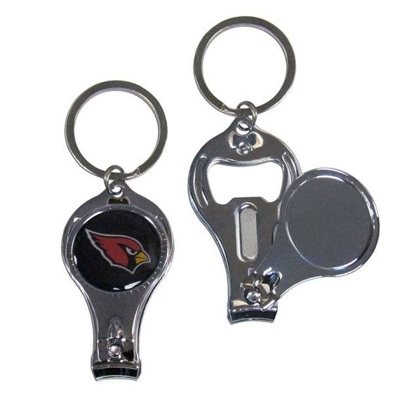 Arizona Cardinals Nail Care/Bottle Opener Key Chain (SSKG) - 757 Sports Collectibles
