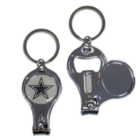 Dallas Cowboys Nail Care/Bottle Opener Key Chain (SSKG) - 757 Sports Collectibles