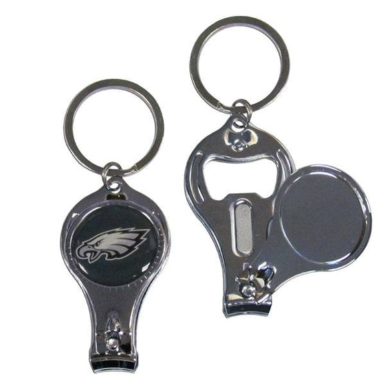 Philadelphia Eagles Nail Care/Bottle Opener Key Chain (SSKG) - 757 Sports Collectibles