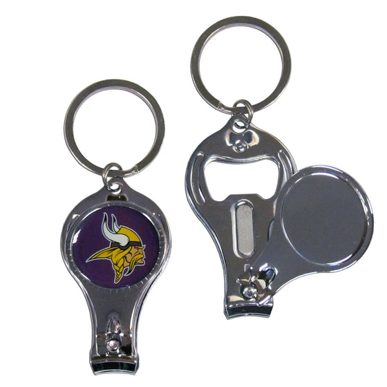 Minnesota Vikings Nail Care/Bottle Opener Key Chain (SSKG) - 757 Sports Collectibles
