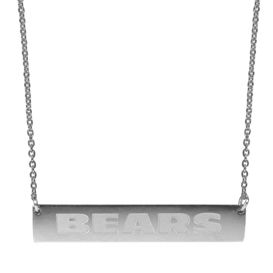 Chicago Bears Bar Necklace (SSKG) - 757 Sports Collectibles