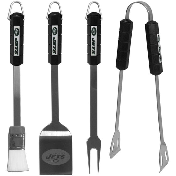 New York Jets 4 pc BBQ Set (SSKG) - 757 Sports Collectibles