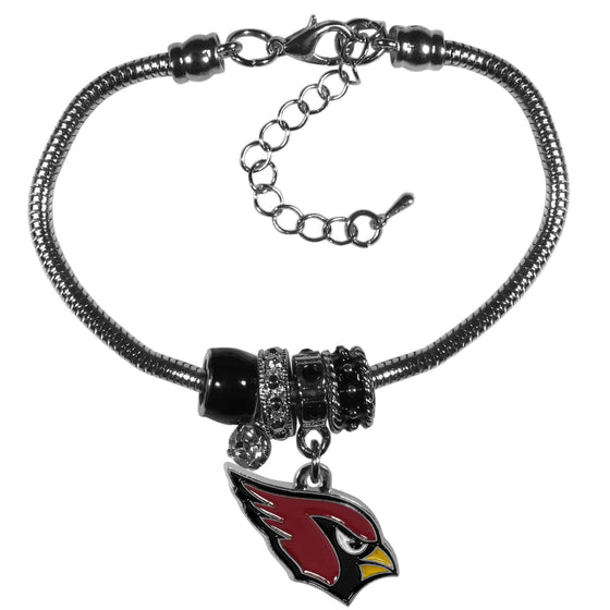 Arizona Cardinals Euro Bead Bracelet (SSKG) - 757 Sports Collectibles