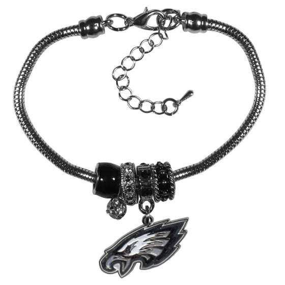 Philadelphia Eagles Euro Bead Bracelet (SSKG) - 757 Sports Collectibles