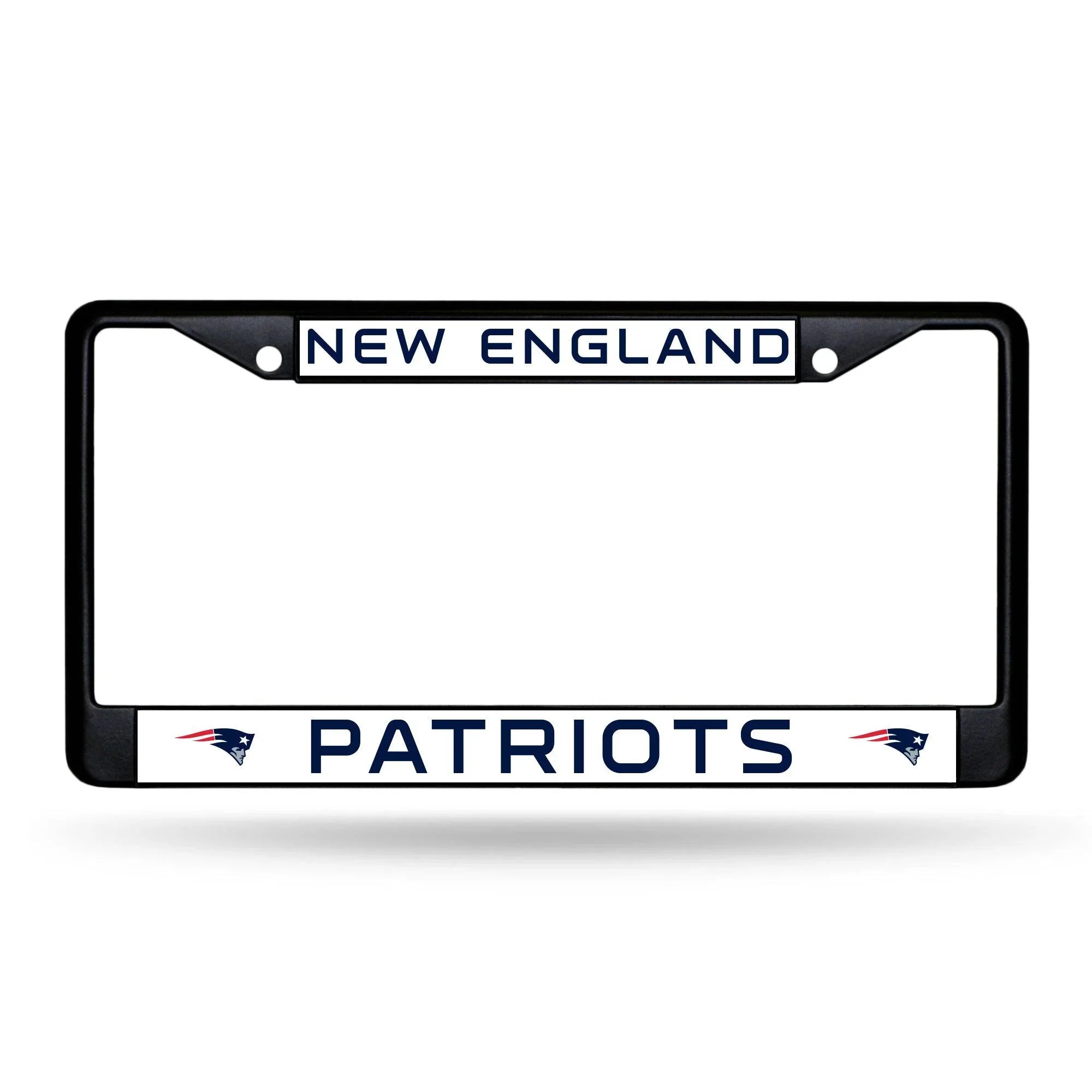 New England PATRIOTS BLACK CHROME FRAME (Rico) - 757 Sports Collectibles