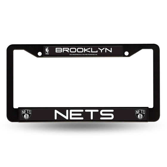 BROOKLYN NETS BLACK CHROME FRAME (Rico) - 757 Sports Collectibles