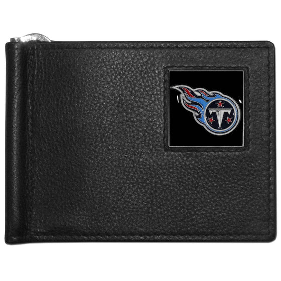 Tennessee Titans Leather Bill Clip Wallet (SSKG) - 757 Sports Collectibles