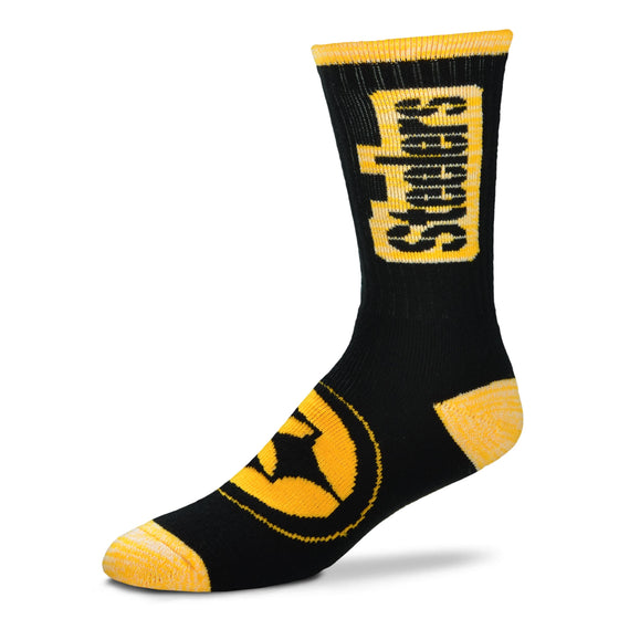 Pittsburgh Steelers- Crush Socks - Black
