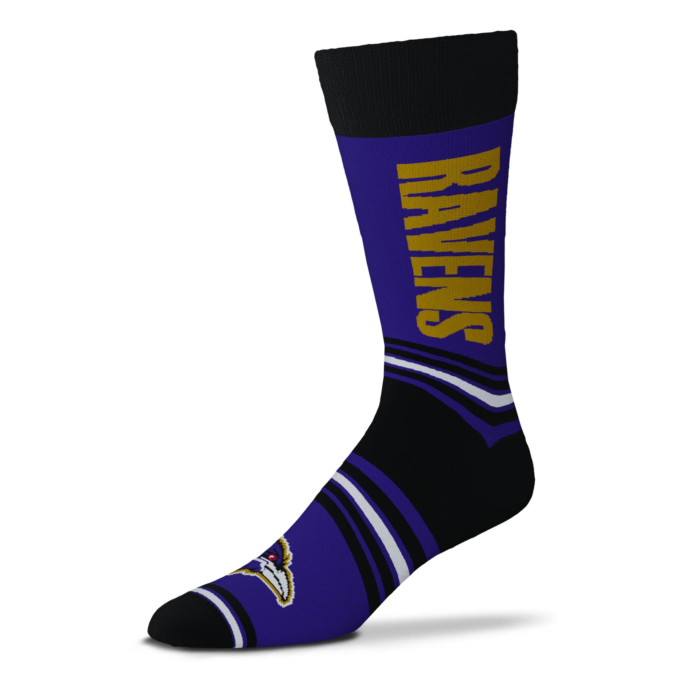 Baltimore Ravens Go Team! Socks - OSFM