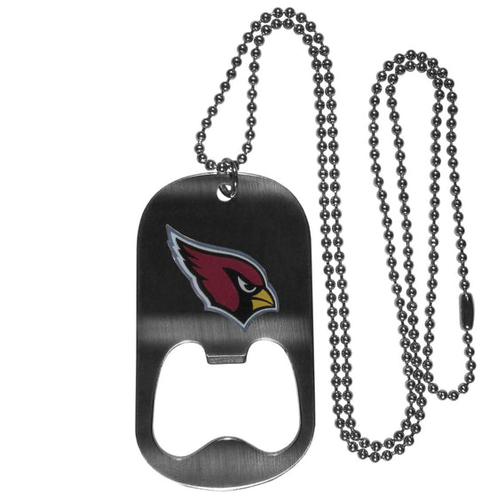Arizona Cardinals Bottle Opener Tag Necklace (SSKG) - 757 Sports Collectibles