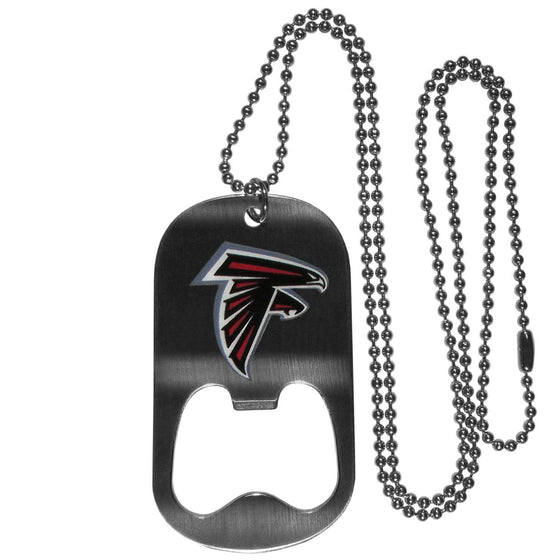 Atlanta Falcons Bottle Opener Tag Necklace (SSKG) - 757 Sports Collectibles