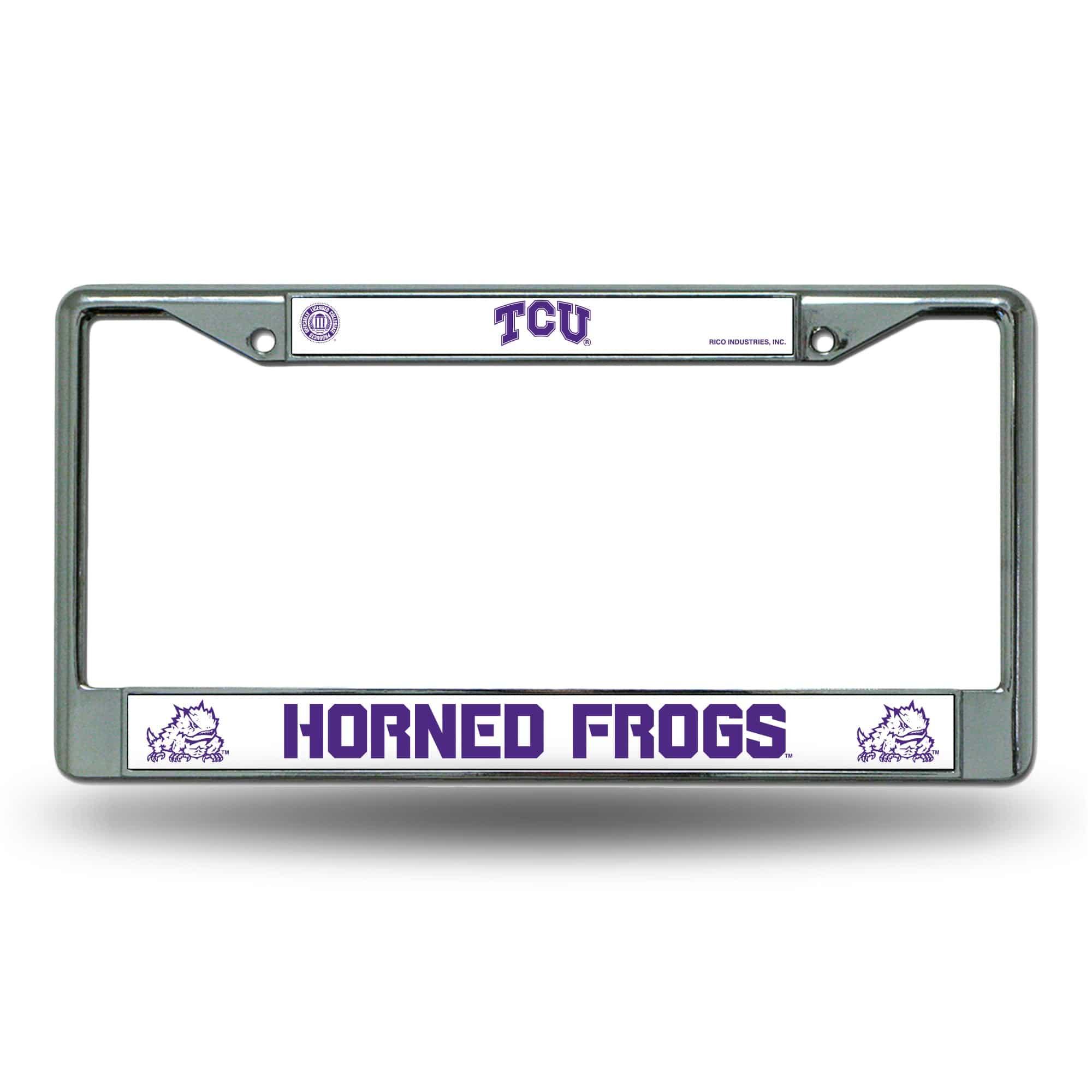 TEXAS CHRISTIAN U CROME FRAME (Rico) - 757 Sports Collectibles