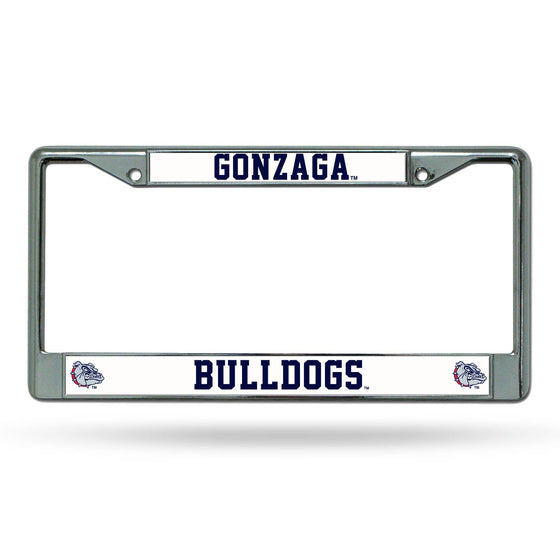 GONZAGA Bulldogs UNIVERSITY CHROME FRAME (Rico) - 757 Sports Collectibles