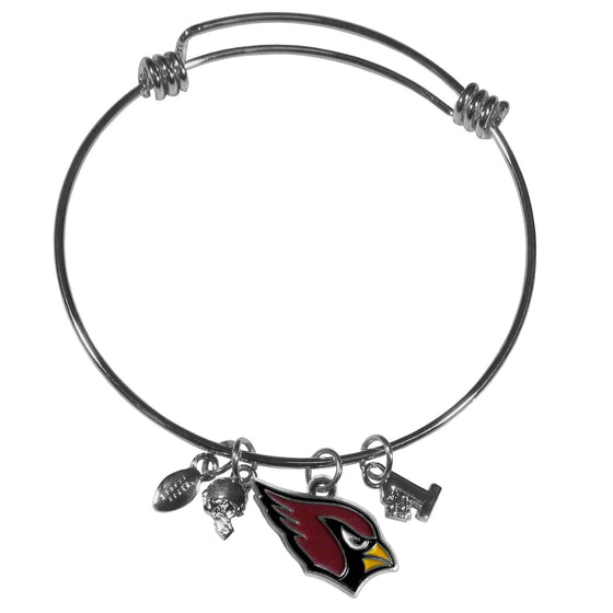 Arizona Cardinals Charm Bangle Bracelet (SSKG) - 757 Sports Collectibles