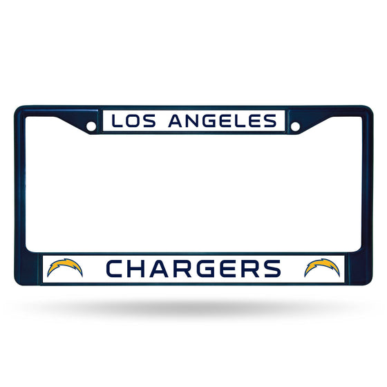 LOS ANGELES CHARGERS COLORED CHROME FRAME NAVY (Rico) - 757 Sports Collectibles