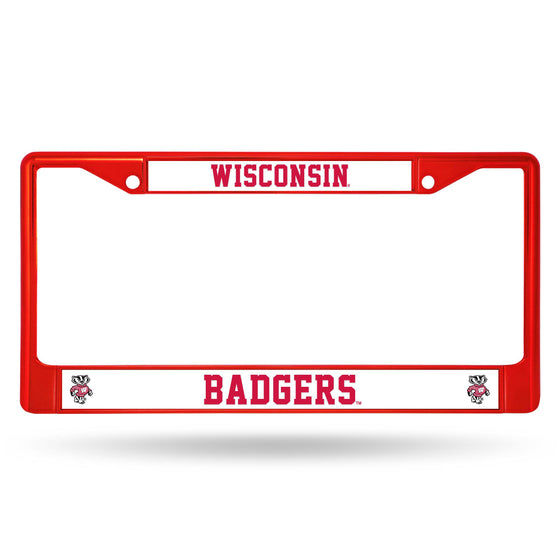 WISCONSIN RED COLORED CHROME FRAME (Rico) - 757 Sports Collectibles