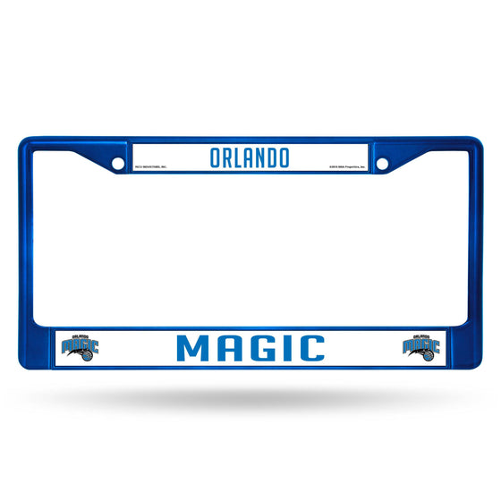 ORLANDO MAGIC BLUE COLORED CHROME FRAME (Rico) - 757 Sports Collectibles
