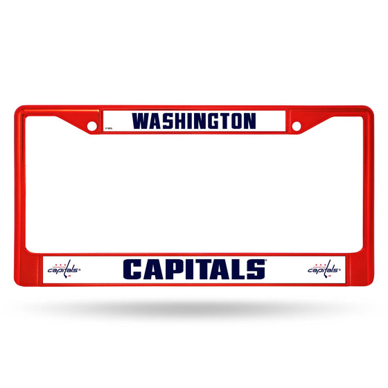 WASHINGTON CAPITALS RED COLORED CHROME FRAME (Rico) - 757 Sports Collectibles