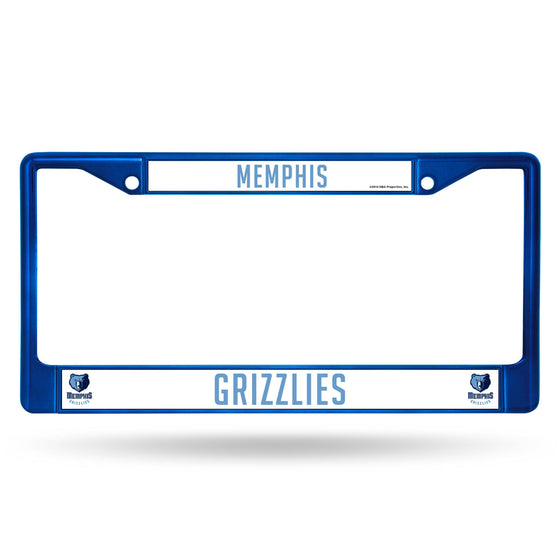 MEMPHIS GRIZZLIES BLUE COLORED CHROME FRAME (Rico) - 757 Sports Collectibles