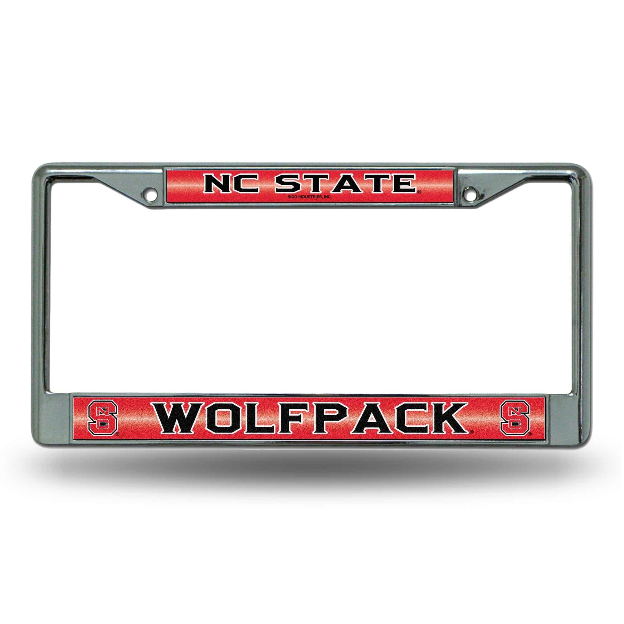 NORTH CAROLINA STATE BLING CHROME FRAME (Rico) - 757 Sports Collectibles
