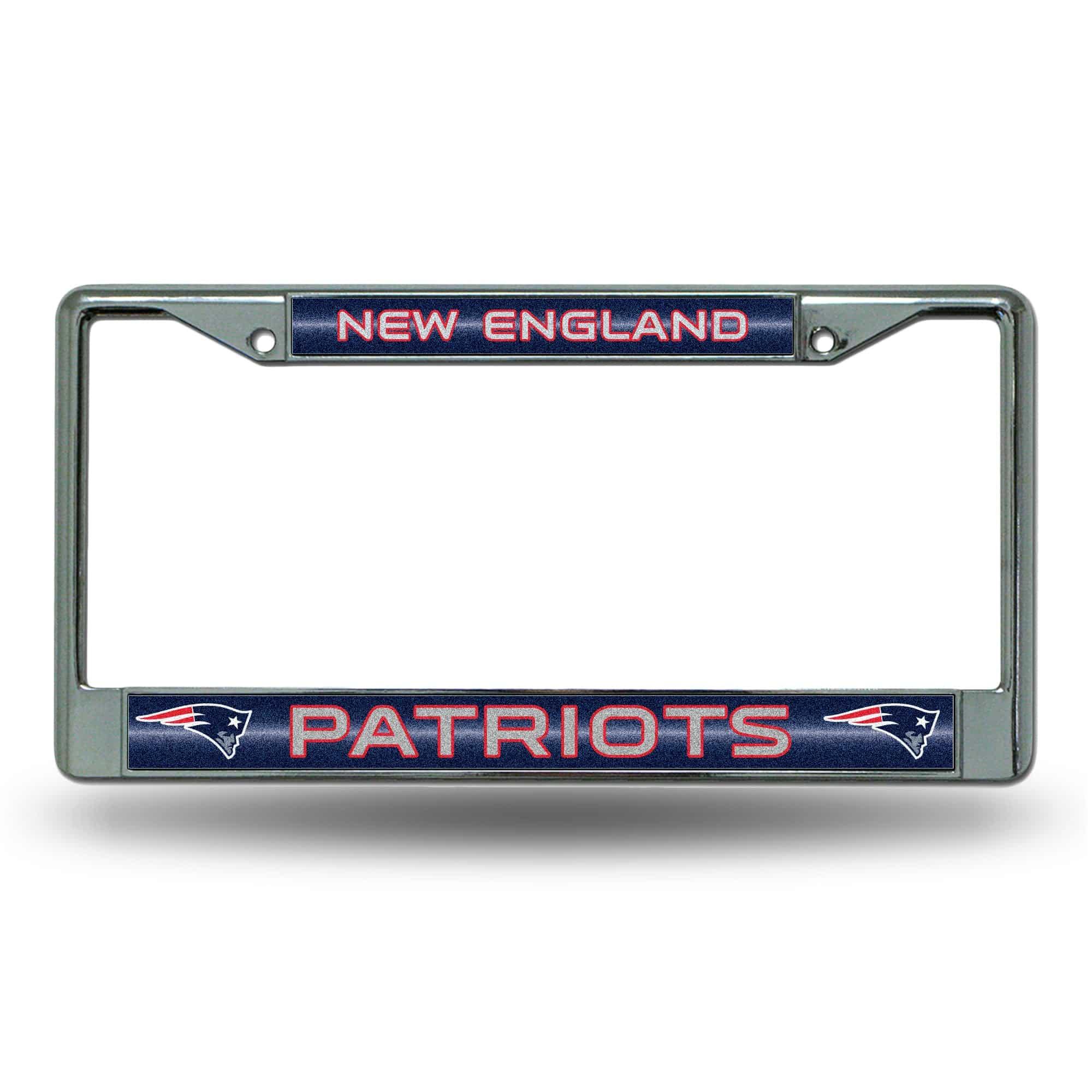 New England PATRIOTS BLING CHROME FRAME (Rico) - 757 Sports Collectibles