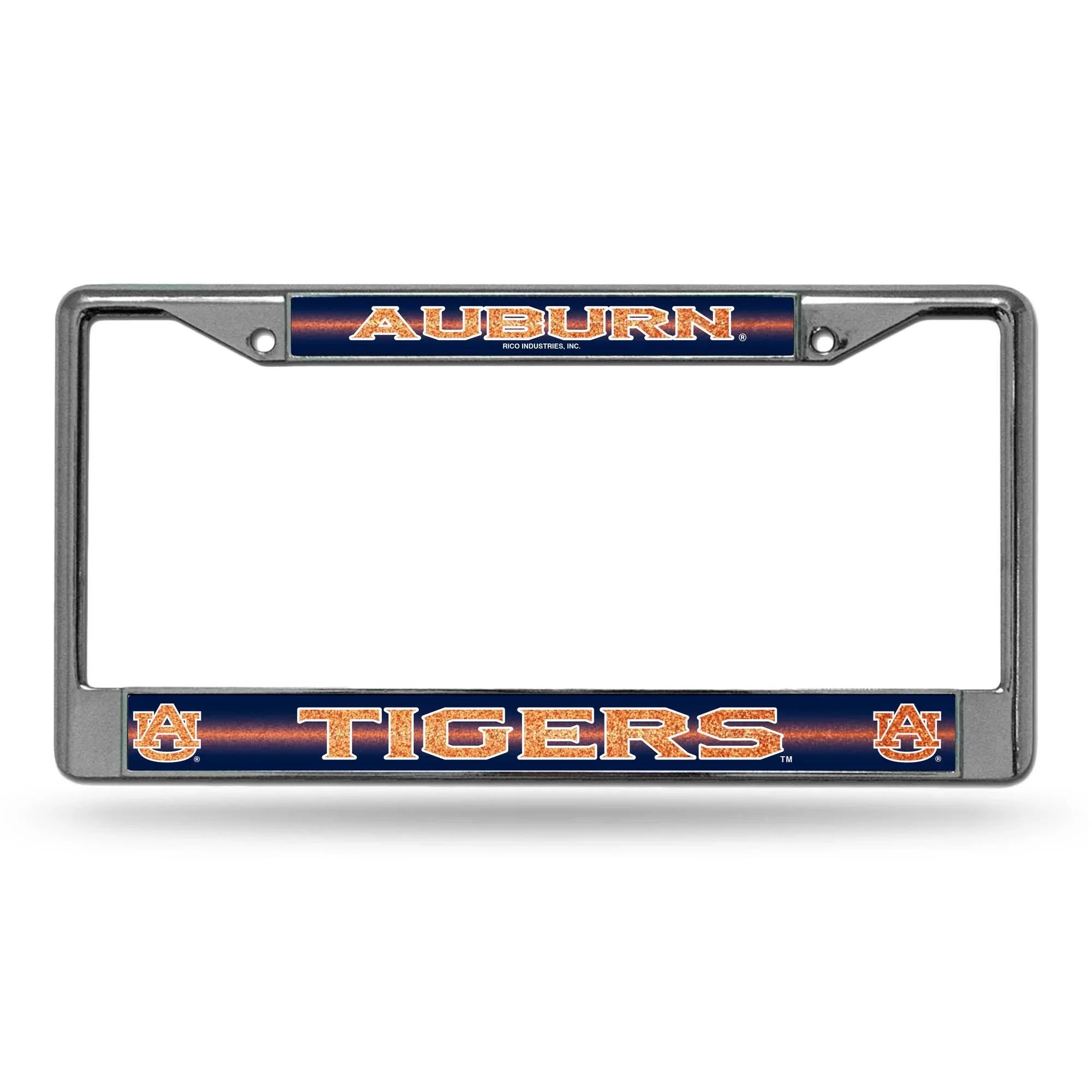 AUBURN AU Tigers BLING CHROME FRAME (Rico) - 757 Sports Collectibles