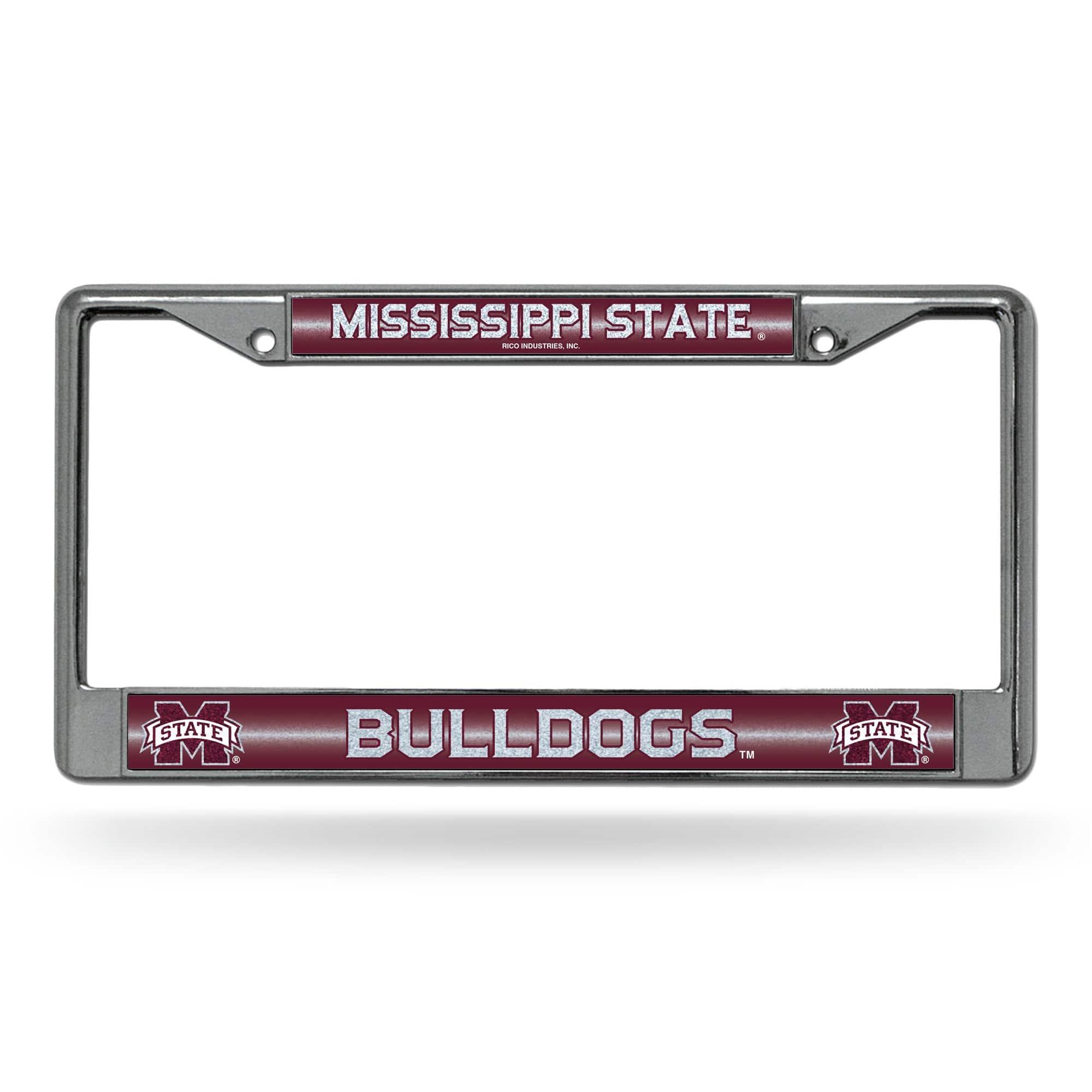 MISSISSIPPI STATE BLING CHROME FRAME (Rico) - 757 Sports Collectibles
