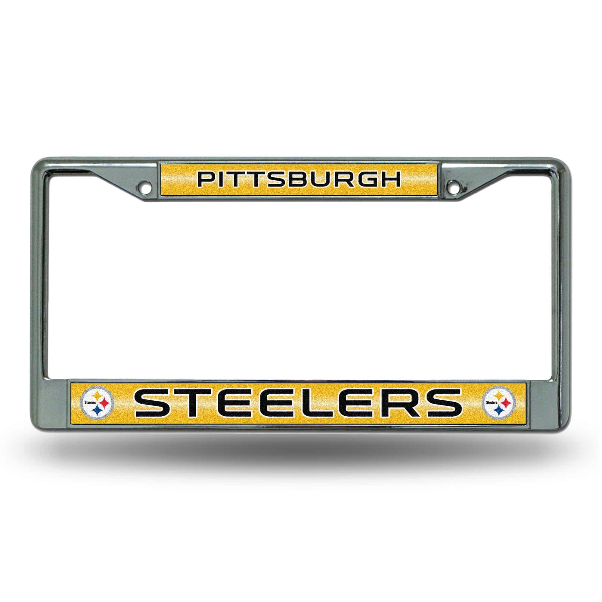 Pittsburgh STEELERS BLING CHROME FRAME (Rico) - 757 Sports Collectibles