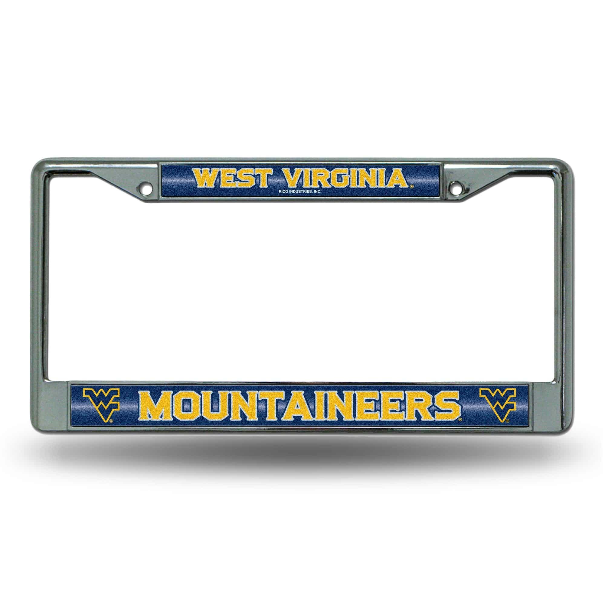 WEST VIRGINIA BLING CHROME FRAME (Rico) - 757 Sports Collectibles