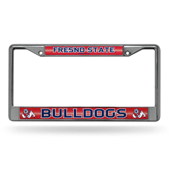 FRESNO STATE Bulldogs BLING CHROME FRAME (Rico) - 757 Sports Collectibles