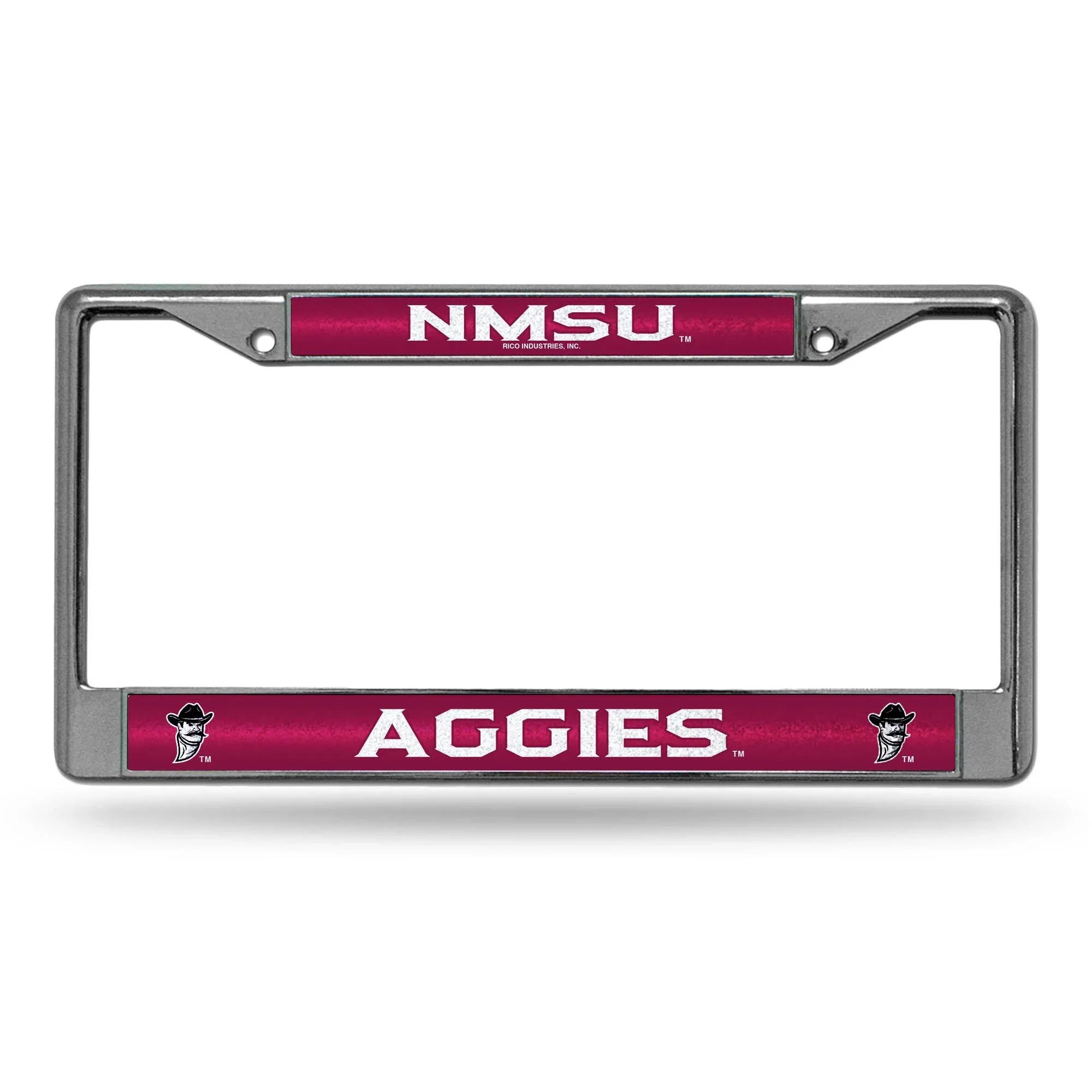 NEW MEXICO STATE BLING CHROME FRAME (Rico) - 757 Sports Collectibles