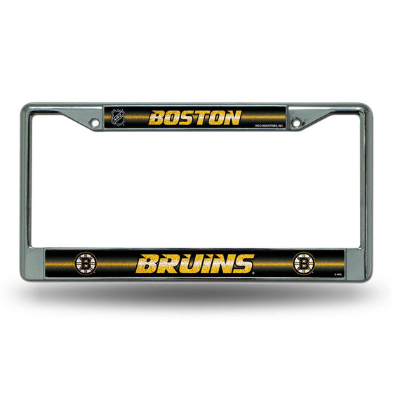 BOSTON BRUINS BLING CHROME FRAME (Rico) - 757 Sports Collectibles