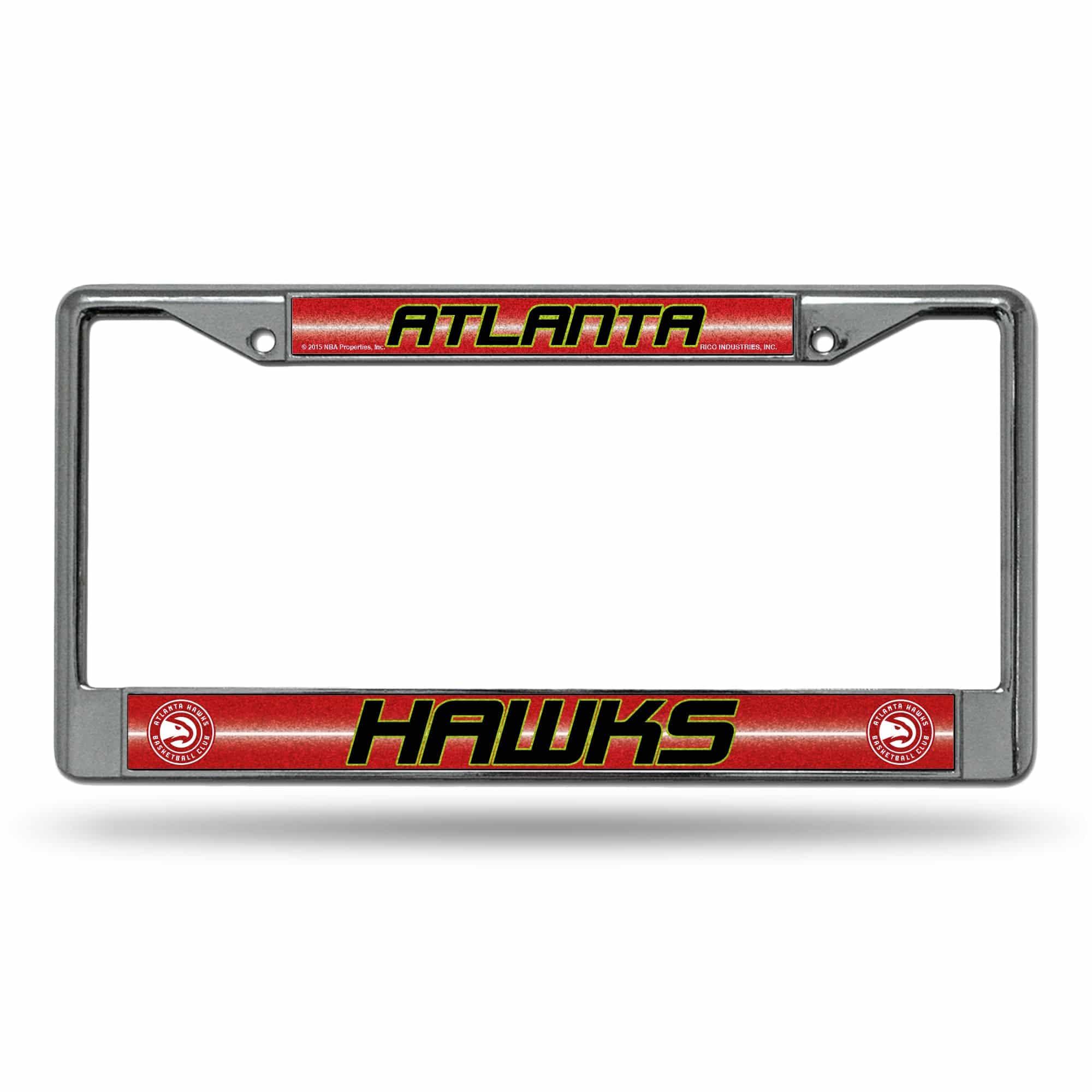 ATLANTA HAWKS BLING CHROME FRAME (Rico) - 757 Sports Collectibles