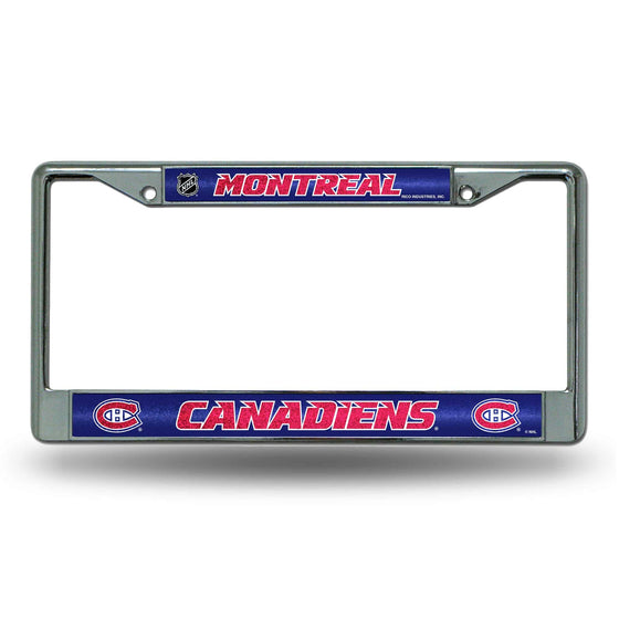 Montreal CANADIENS BLING CHROME FRAME (Rico) - 757 Sports Collectibles
