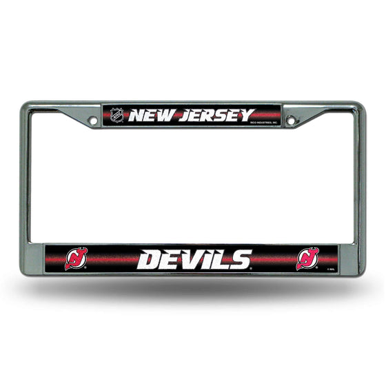 NEW JERSEY DEVILS BLING CHROME FRAME (Rico) - 757 Sports Collectibles