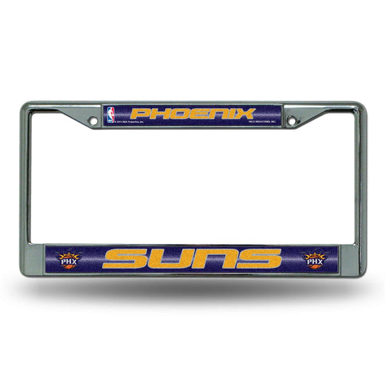 PHOENIX SUNS BLING CHROME FRAME (Rico) - 757 Sports Collectibles