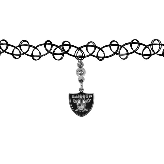 Oakland Raiders Knotted Choker (SSKG) - 757 Sports Collectibles