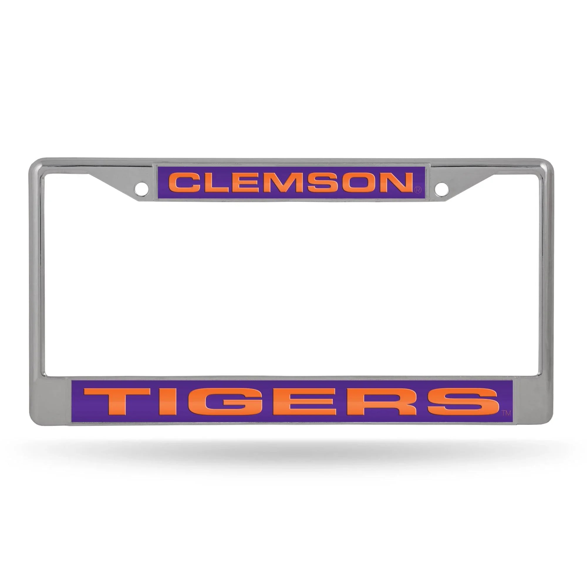 CLEMSON Tigers  LASER CHROME FRAME (Rico) - 757 Sports Collectibles